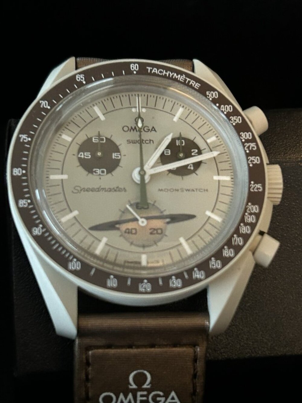 Swatch x Omega Bioceramic MoonSwatch Mission To Saturn
